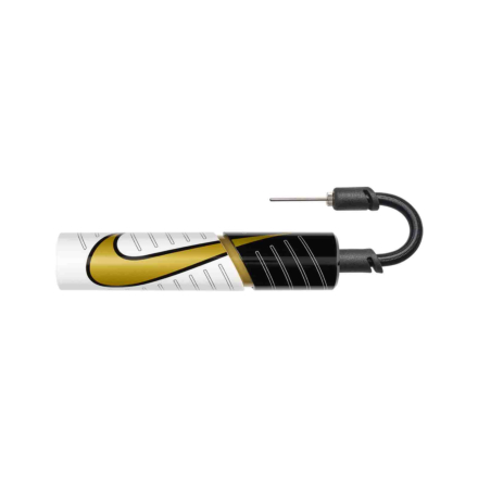 Nike Essential Ball Pump - White/Metallic Gold/Black