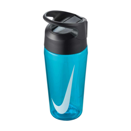 Nike TR Hypercharge Straw Bottle - 16oz - Blue Fury/White
