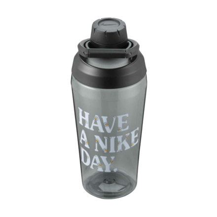 Nike TR Hypercharge Chug Water Bottle - 16oz - Anthracite/Black/Light Marine