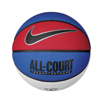 Nike Everyday All Court 8P Basketball - Game Royal/Black/Metallic Silver - Sz.7