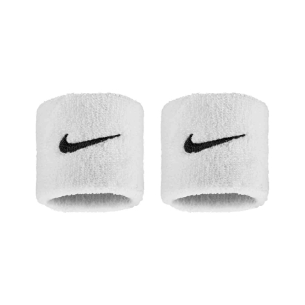 Nike Swoosh Wristbands  White/Black