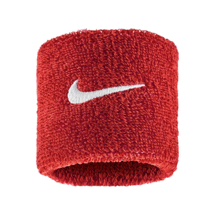 Nike Swoosh Wristbands - University Red/White