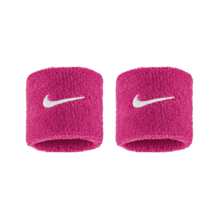 Nike Swoosh Wristbands Vivid Pink/White