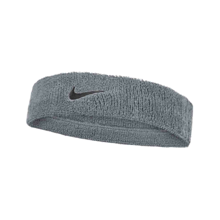 Nike Swoosh Headband - Cool Grey/White