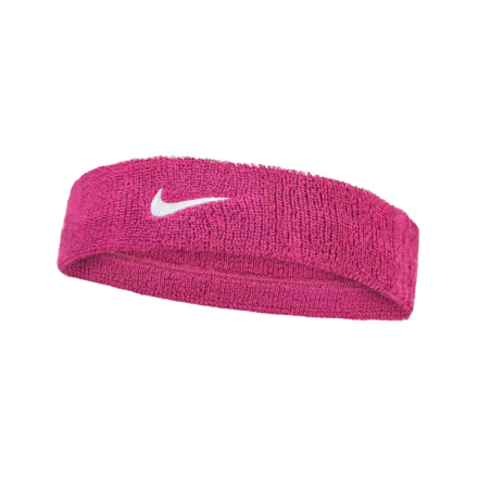 Nike Swoosh Headbands - Vivid Pink/White
