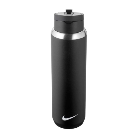 Nike Stainless Steel Recharge Straw Water Bottle - 24oz - Black/White