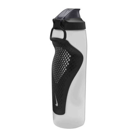 Nike Refuel Water Bottle Locking Lid - 32oz - Natural/Black/Black Iridescent