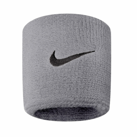 Nike Swoosh Wrist Band - Grey/Black