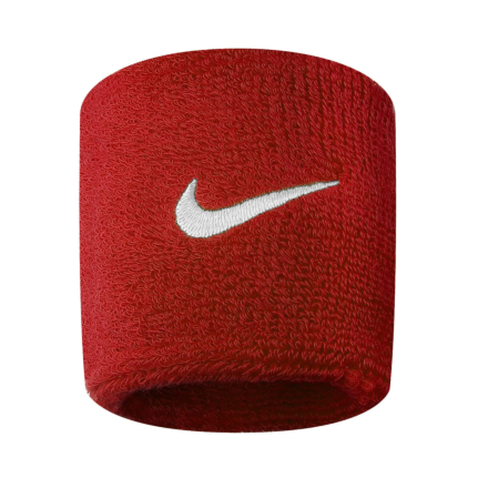 Nike Swoosh Wrist Band - Red/White