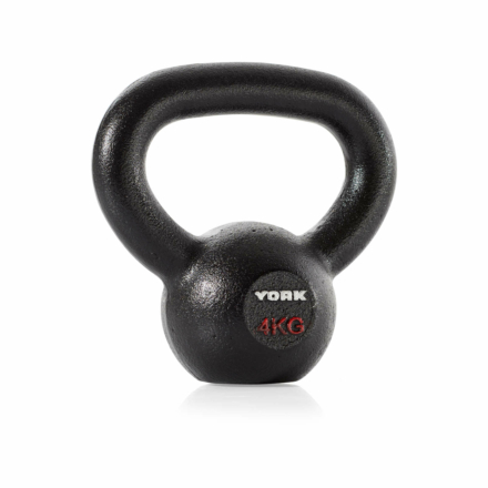 York 4kg Cast Iron Kettlebell