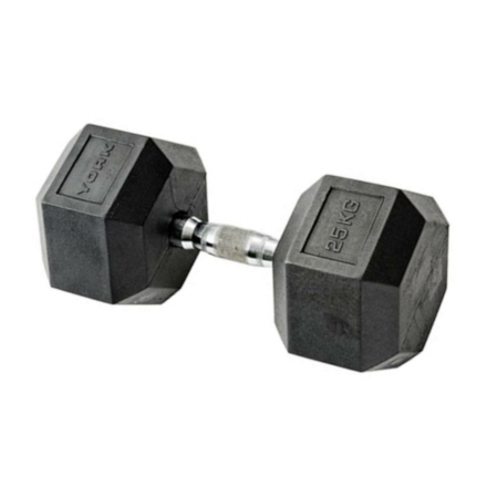 York 25kg Hex Dumbbell