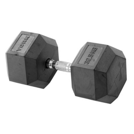 York 32.5kg Hex Dumbbell
