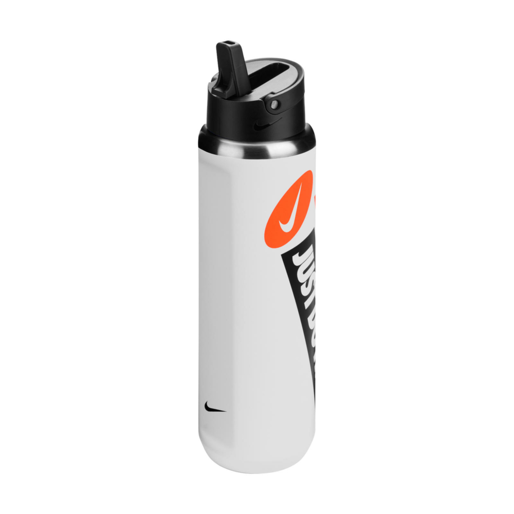 Nike Stainless Steel Recharge Straw Water Bottle 24oz Graphic Wh B