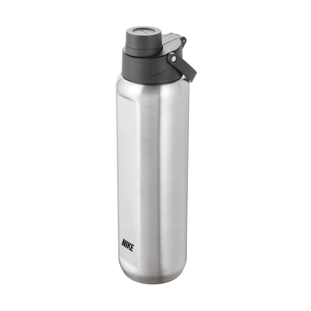 Nike Stainless Steel Recharge Chug Water Bottle 24oz Brushed Stain