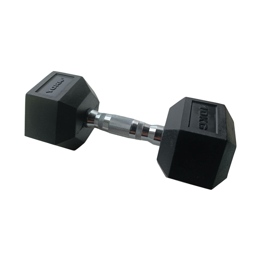 York hex dumbbells 10kg outlet