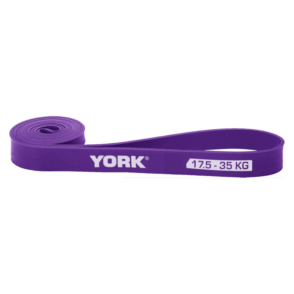 York Resistance Band 17.5 35kg Purple