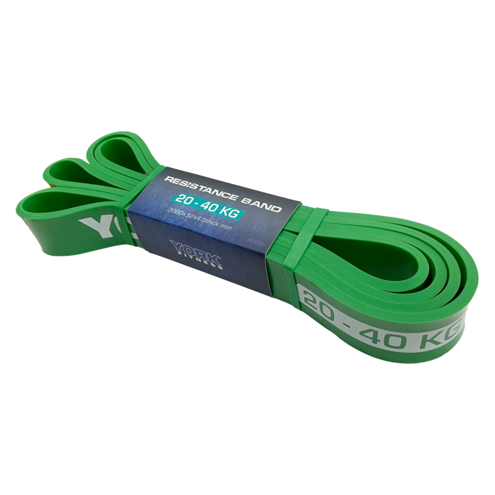 York Resistance Band 20 40kg Green