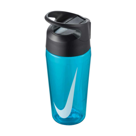 Nike TR Hypercharge Straw Water Bottle - 16oz - Blue Fury/Anthracite/White