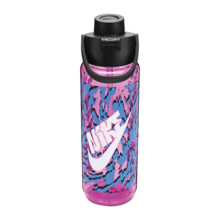 Nike TR Renew Recharge Chug Water Bottle Graphic - 24oz - Pink/Black/White
