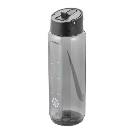 Nike TR Renew Recharge Straw Water Bottle - 24oz - Anthracite/Black/White