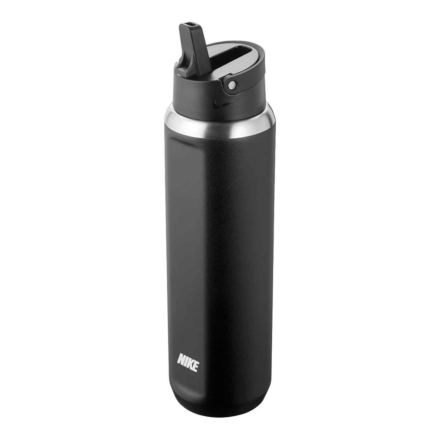 Nike Stainless Steel Recharge Straw Water Bottle - 24oz - Black/White