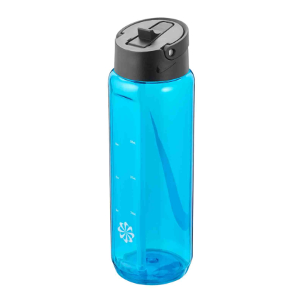 Nike TR Renew Recharge Straw Water Bottle - 24oz - Blue/Black/White