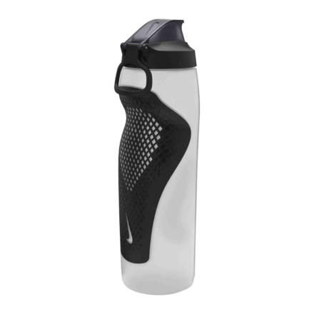 Nike Refuel Water Bottle Locking Lid - 32oz - Natural/Black/Iridescent Black