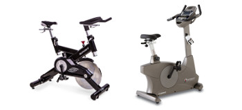 difference between spin bike and upright bike
